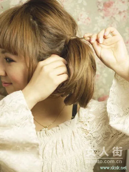 清爽日系盘发 手把手教会你