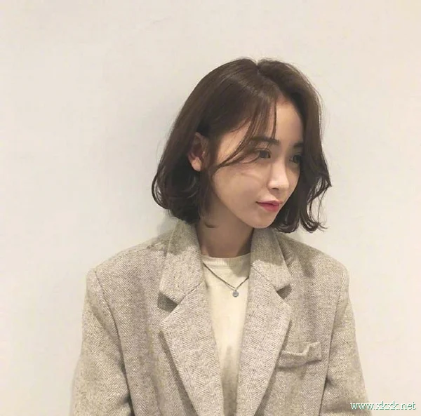 九款韩系女生的中短发造型参考