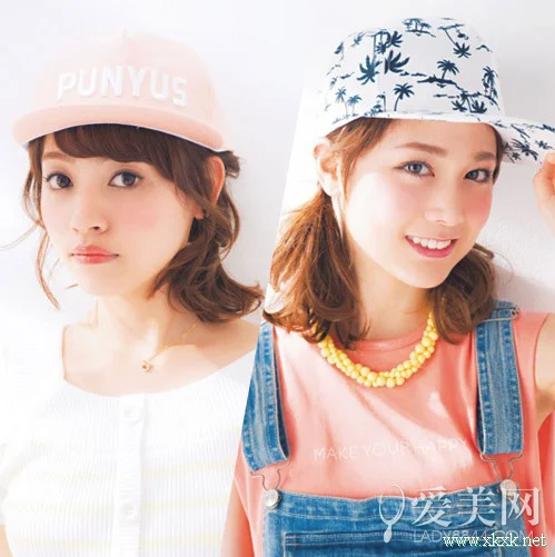 头发也要防晒 惊艳帽子发型扎法