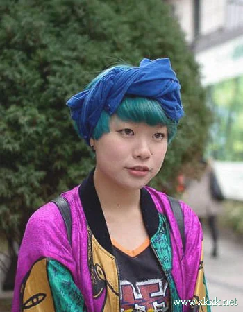 五彩万圣节潮流发色大游行