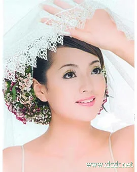 新娘发型设计 5款头饰让你更美丽