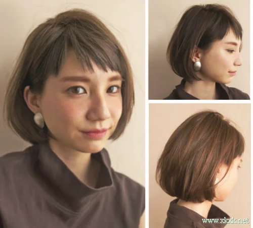 内扣卷发百搭时尚还甜美 甜妹子的最爱