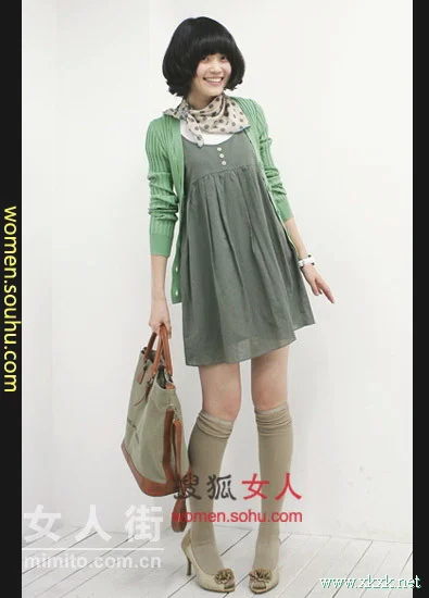 六款绿色服饰搭配 配好才有型
