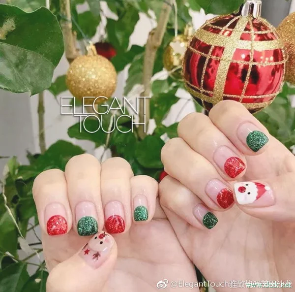 2018圣诞节主题美甲图片-圣诞美甲大全