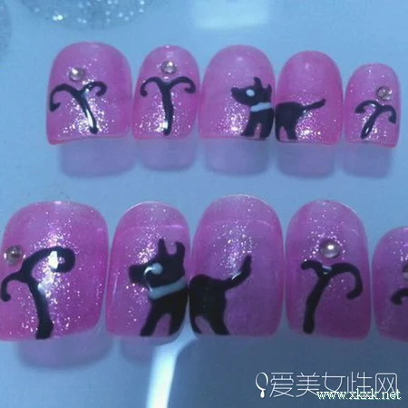 俏皮可爱卡通美甲 彰显你的时尚品味