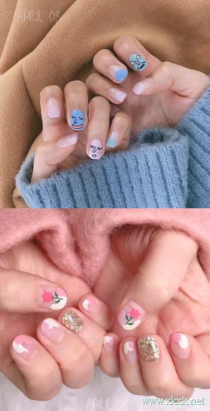 18款超级可爱的春季美甲图片集