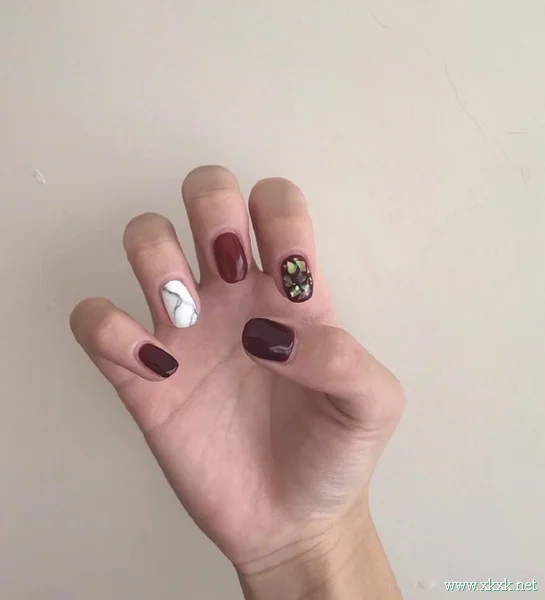 超有女人味的日式美甲图片大全