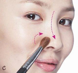 3步彩妆技巧 鼻子变小变立体